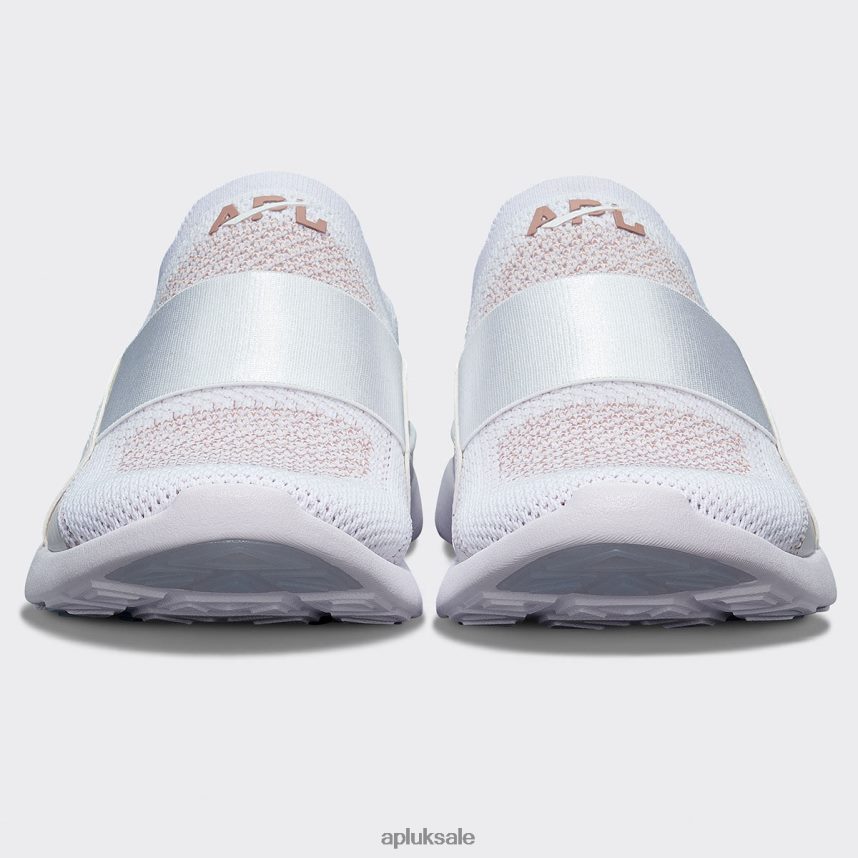 APL TechLoom Bliss 27 - VH8XNZ241 APL Shoes UK White/Creme/Beachwood Women Running