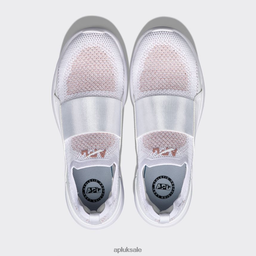 APL TechLoom Bliss 27 - VH8XNZ241 APL Shoes UK White/Creme/Beachwood Women Running