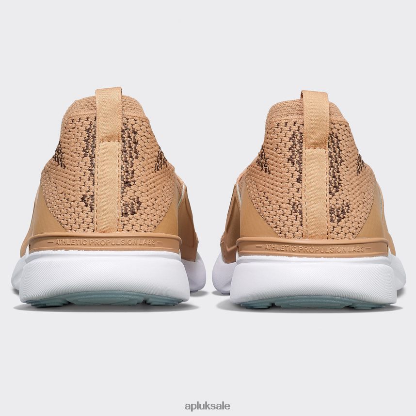 APL TechLoom Bliss 27 - VH8XNZ244 APL Shoes UK Caramel/Chocolate/White Women Running