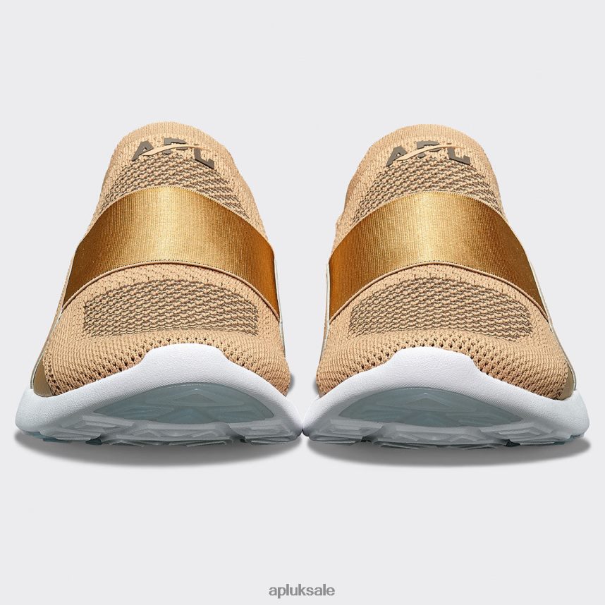 APL TechLoom Bliss 27 - VH8XNZ244 APL Shoes UK Caramel/Chocolate/White Women Running