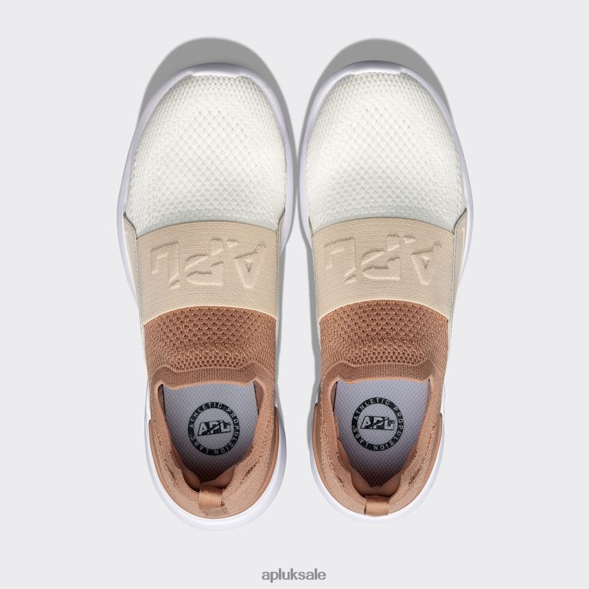 APL TechLoom Bliss 27 - VH8XNZ245 APL Shoes UK Caramel/Parchment/Ivory Women Running