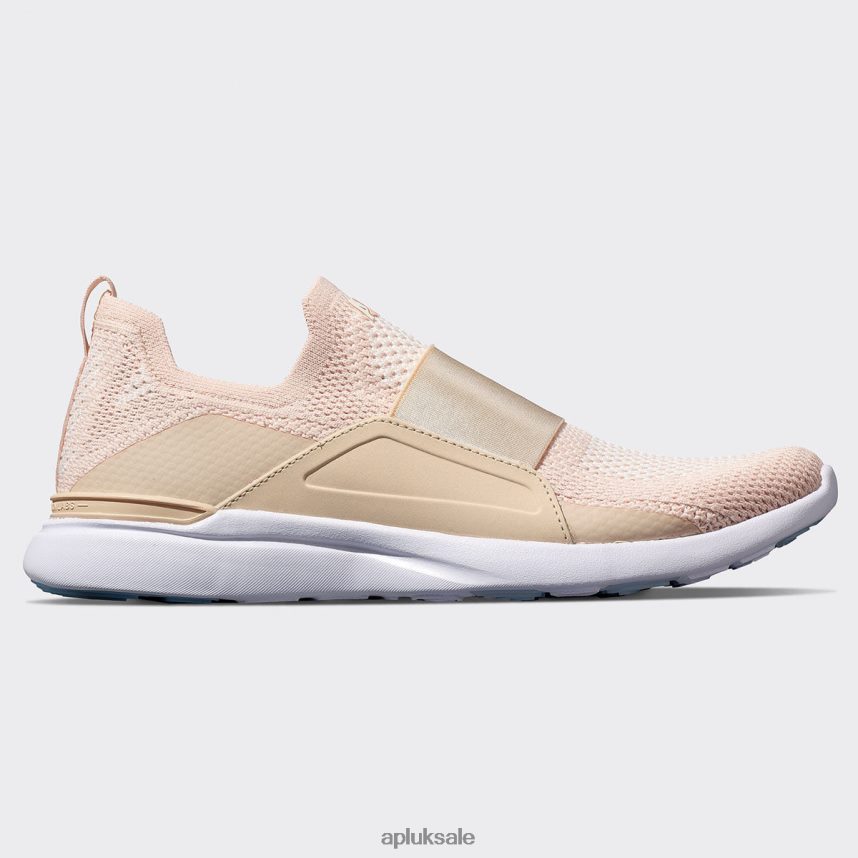 APL TechLoom Bliss 27 - VH8XNZ246 APL Shoes UK Warm Silk/Ivory Women Running