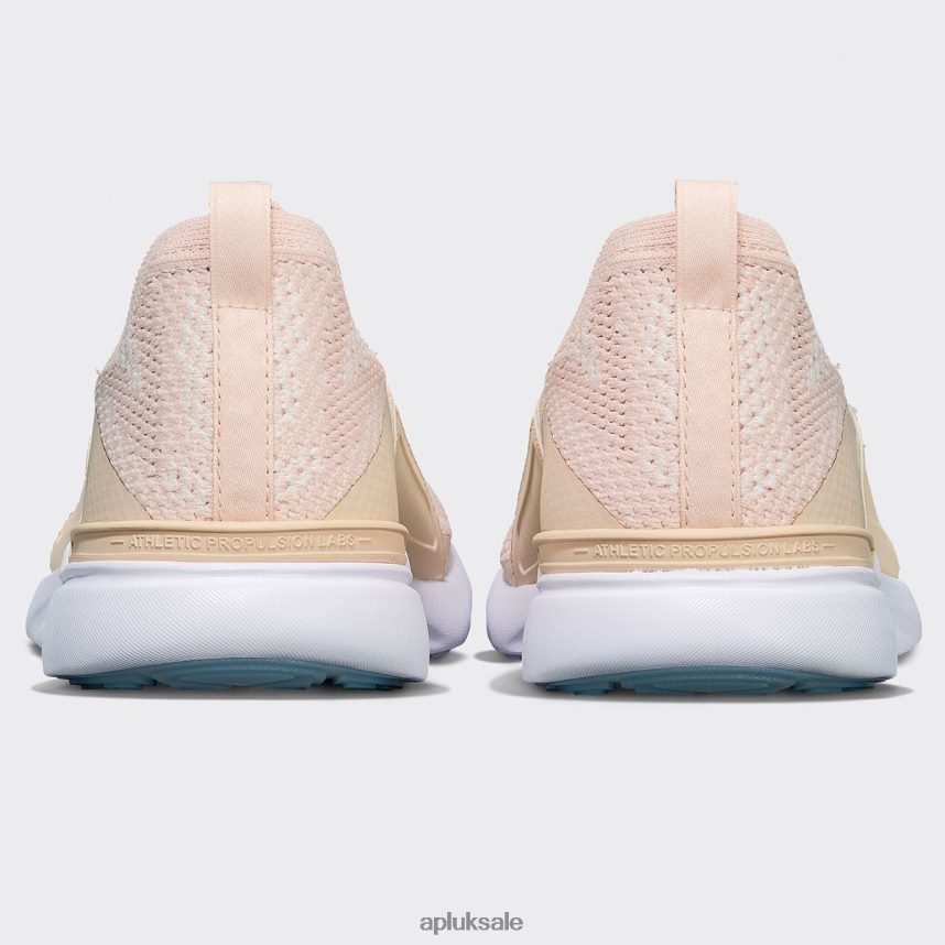 APL TechLoom Bliss 27 - VH8XNZ246 APL Shoes UK Warm Silk/Ivory Women Running