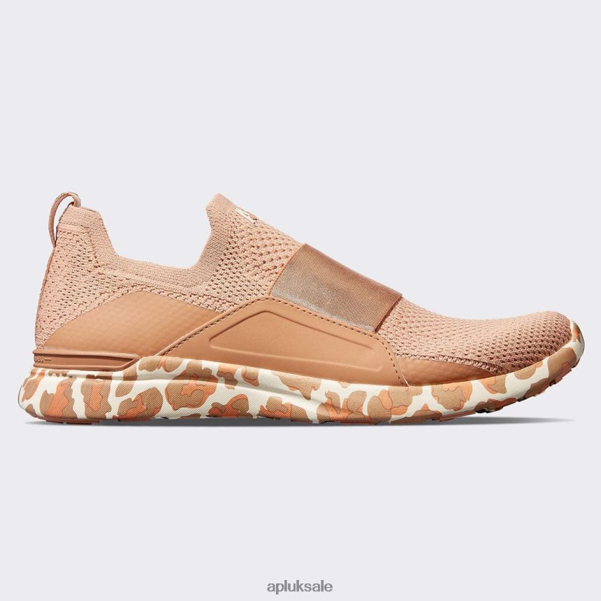 APL TechLoom Bliss 27 - VH8XNZ257 APL Shoes UK Caramel/Almond/Leopard Women Running