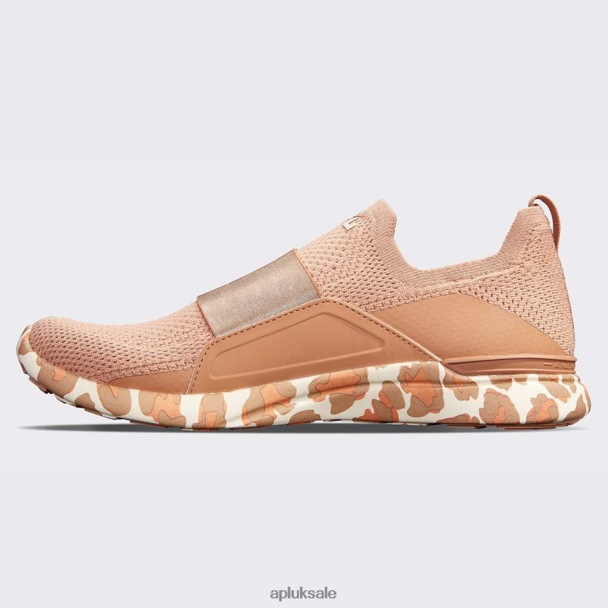 APL TechLoom Bliss 27 - VH8XNZ257 APL Shoes UK Caramel/Almond/Leopard Women Running