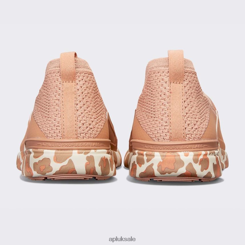 APL TechLoom Bliss 27 - VH8XNZ257 APL Shoes UK Caramel/Almond/Leopard Women Running
