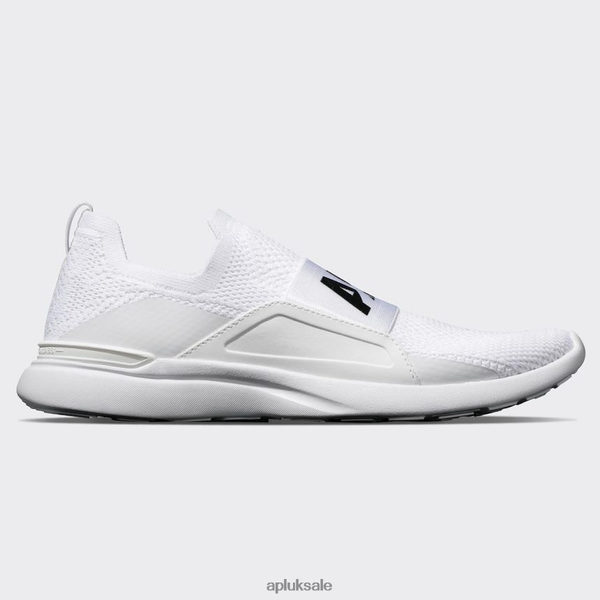 APL TechLoom Bliss 28 - VH8XNZ293 APL Shoes UK Triple White/Black Women Running