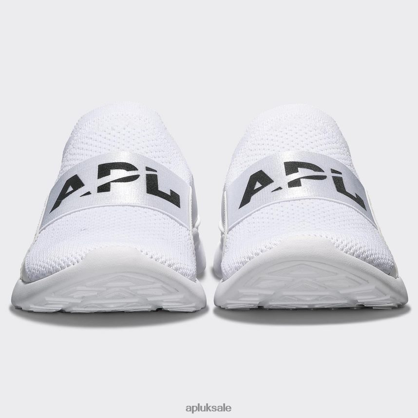 APL TechLoom Bliss 28 - VH8XNZ293 APL Shoes UK Triple White/Black Women Running