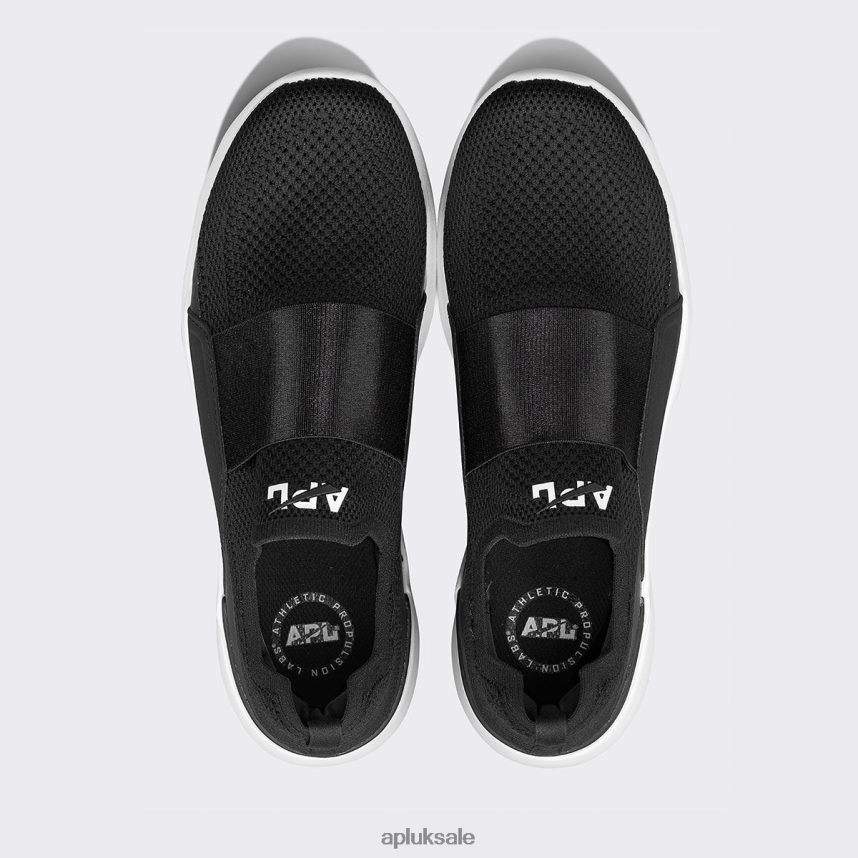 APL TechLoom Bliss 28 - VH8XNZ299 APL Shoes UK Black/White Women Running