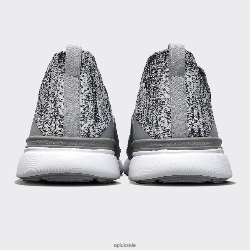 APL TechLoom Bliss 28 - VH8XNZ305 APL Shoes UK Heather Grey/White Women Running