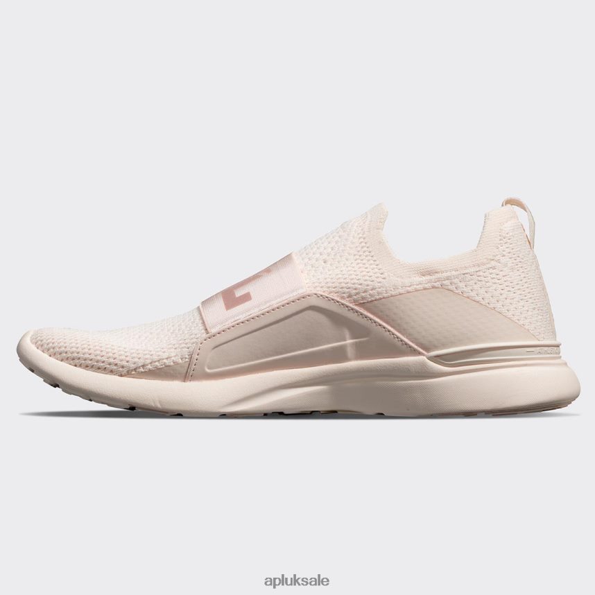 APL TechLoom Bliss 28 - VH8XNZ312 APL Shoes UK Triple Creme/Rose Dust Women Running
