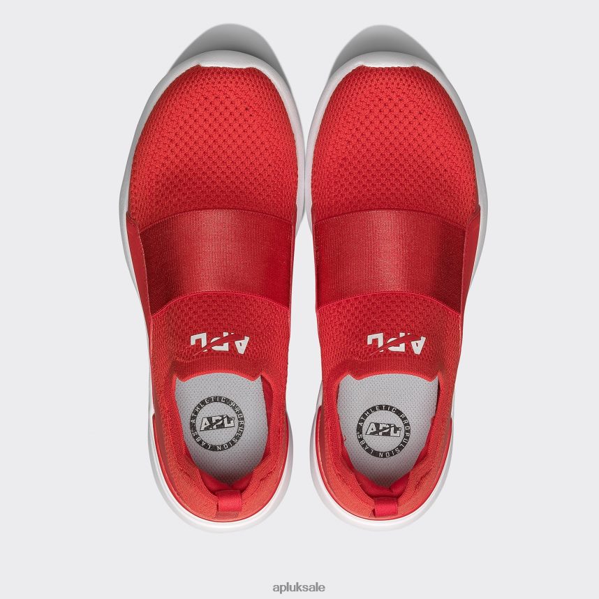 APL TechLoom Bliss 28 - VH8XNZ325 APL Shoes UK Red/White Women Running