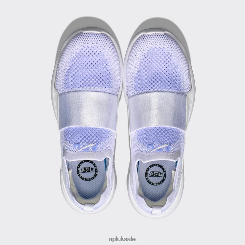 APL TechLoom Bliss 28 - VH8XNZ336 APL Shoes UK White/Bellflower Women Running