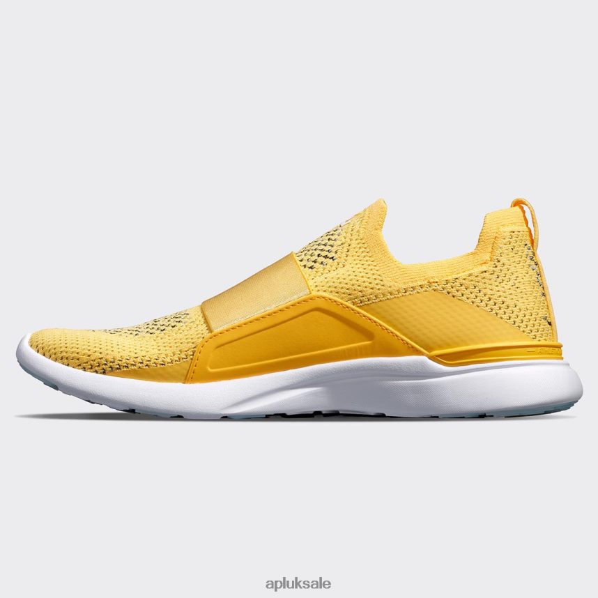 APL TechLoom Bliss 29 - VH8XNZ350 APL Shoes UK Marigold/Black/White Women Running