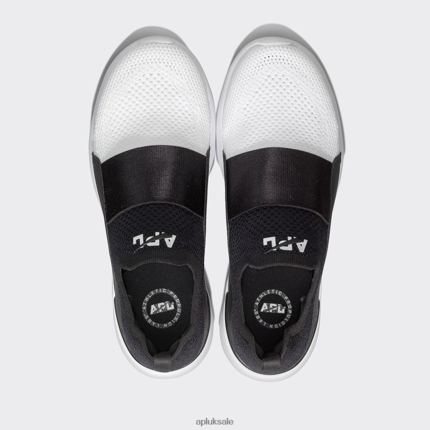 APL TechLoom Bliss 29 - VH8XNZ351 APL Shoes UK Techloom Bliss Black/ White Cap Women Running