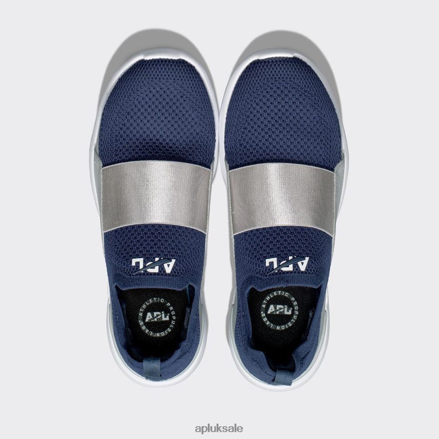 APL TechLoom Bliss 29 - VH8XNZ359 APL Shoes UK Navy/Cement/White Women Running