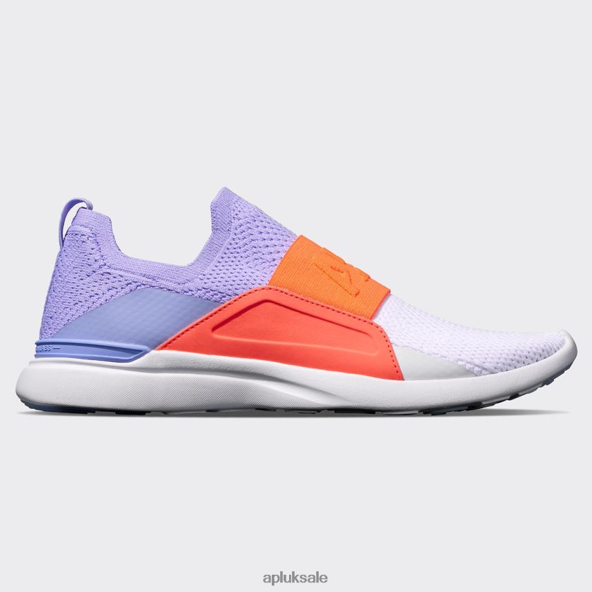 APL TechLoom Bliss 29 - VH8XNZ363 APL Shoes UK Bellflower/Impulse Red/White Women Running