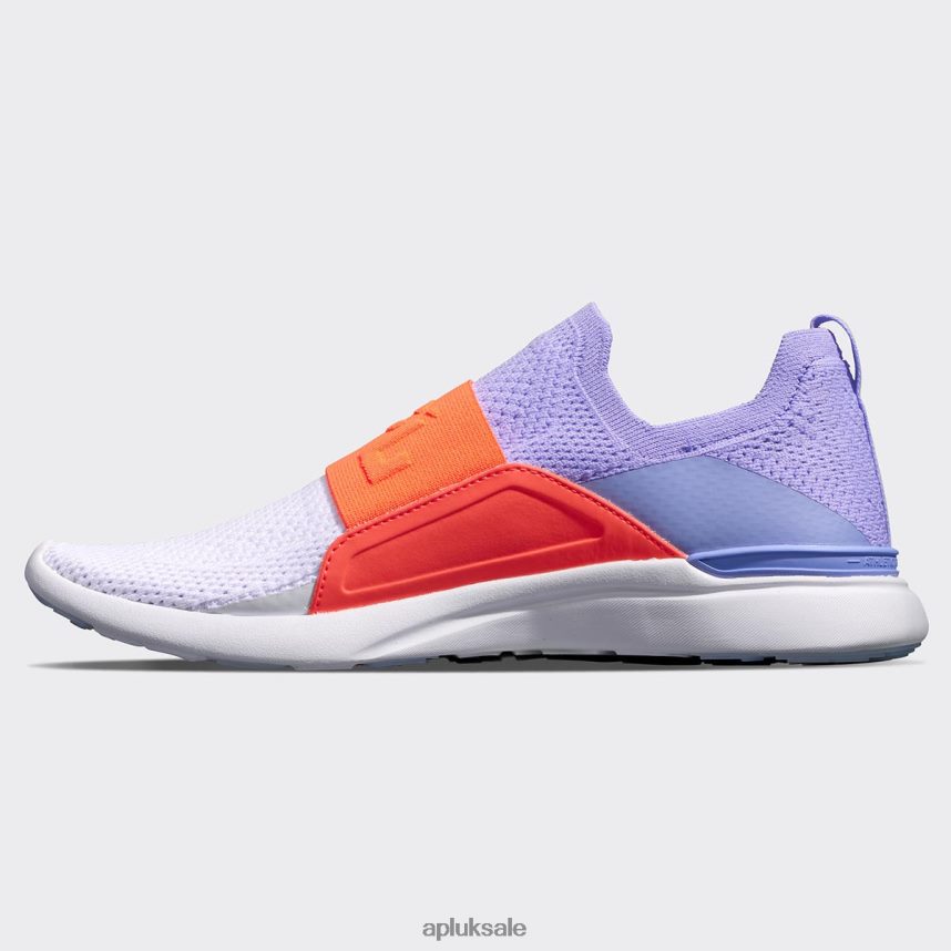 APL TechLoom Bliss 29 - VH8XNZ363 APL Shoes UK Bellflower/Impulse Red/White Women Running