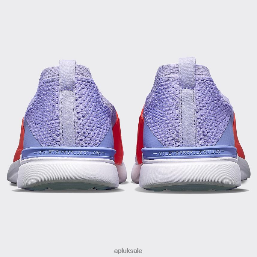 APL TechLoom Bliss 29 - VH8XNZ363 APL Shoes UK Bellflower/Impulse Red/White Women Running