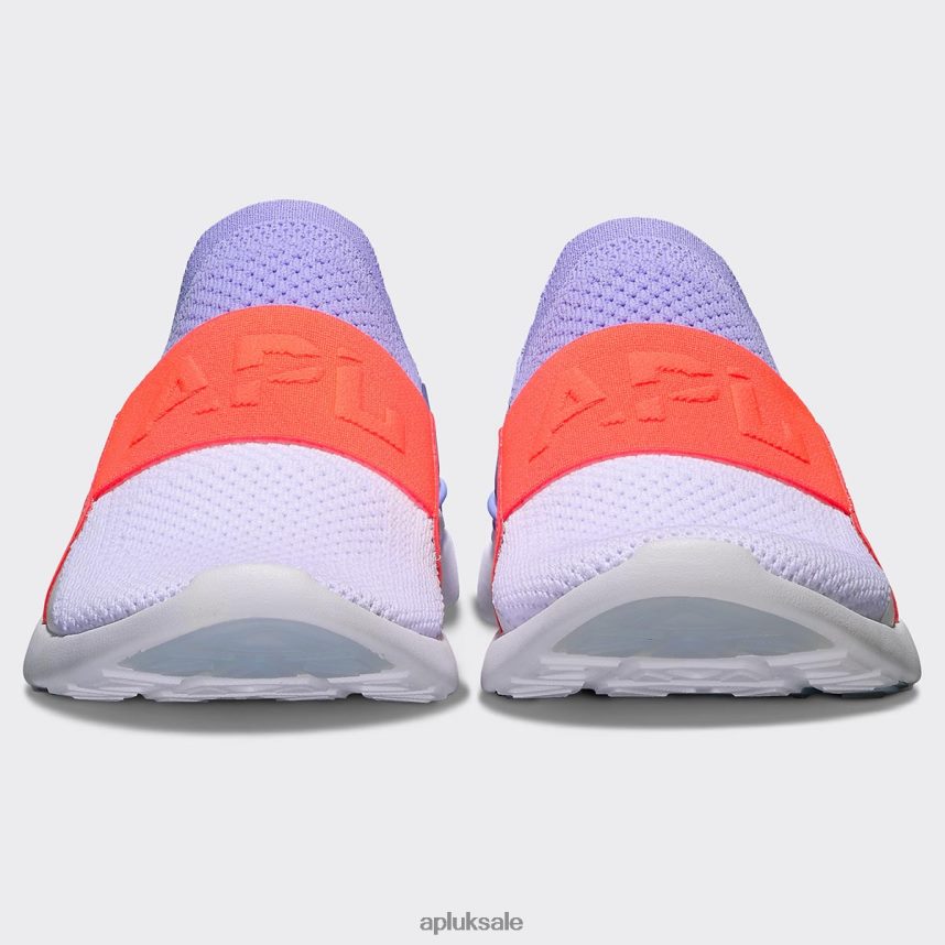 APL TechLoom Bliss 29 - VH8XNZ363 APL Shoes UK Bellflower/Impulse Red/White Women Running