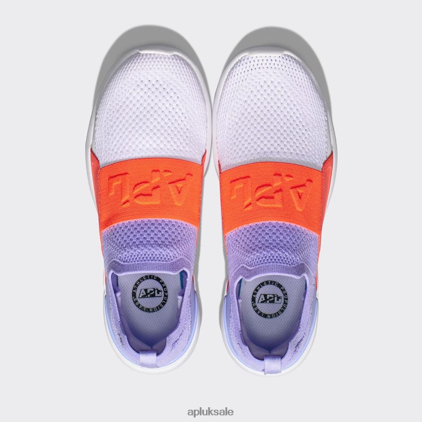 APL TechLoom Bliss 29 - VH8XNZ363 APL Shoes UK Bellflower/Impulse Red/White Women Running