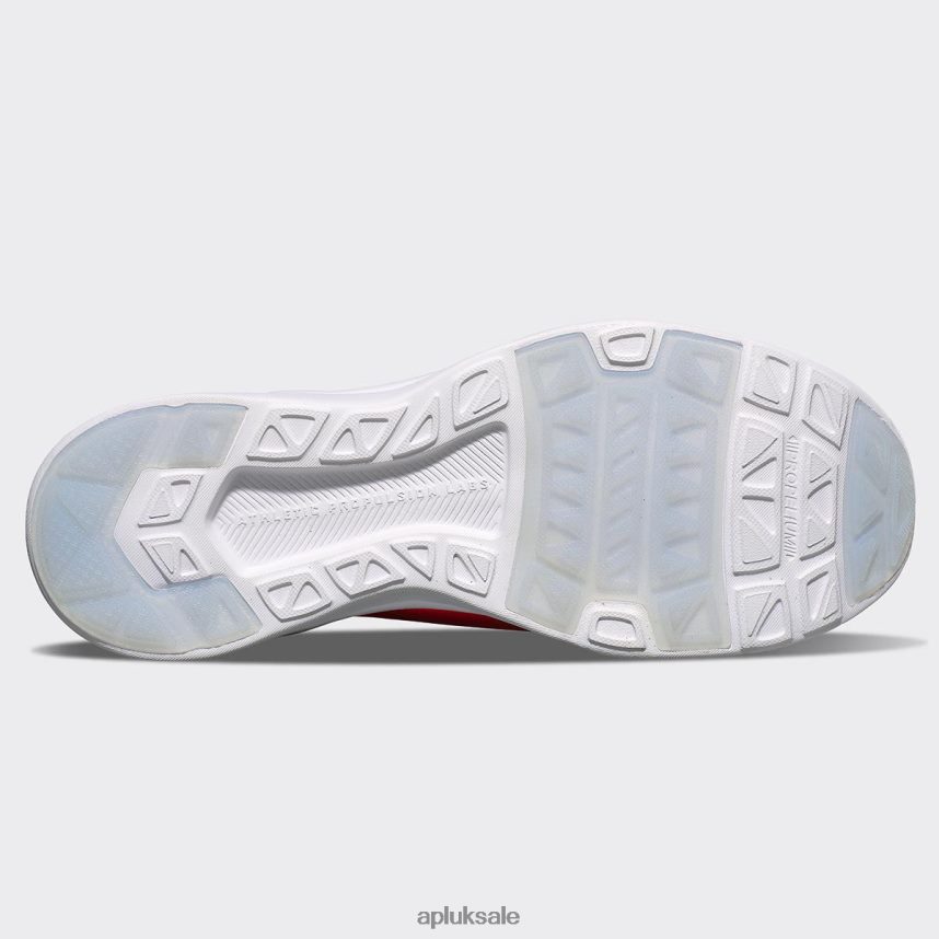 APL TechLoom Bliss 29 - VH8XNZ363 APL Shoes UK Bellflower/Impulse Red/White Women Running