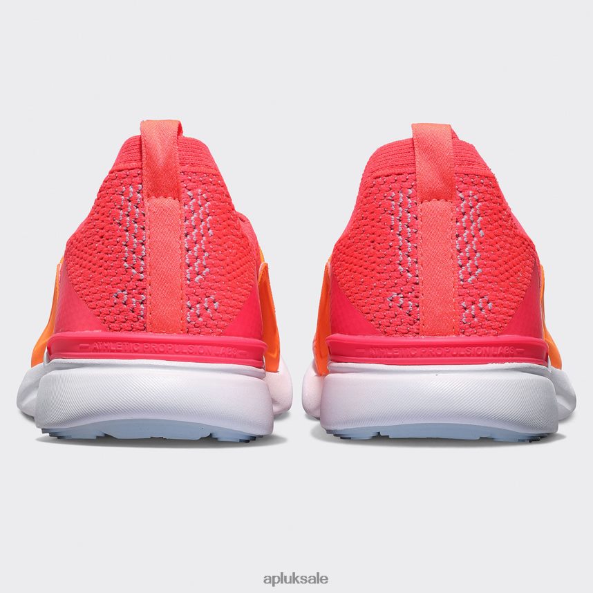 APL TechLoom Bliss 29 - VH8XNZ365 APL Shoes UK Magenta/Molten/Fire Coral Women Running