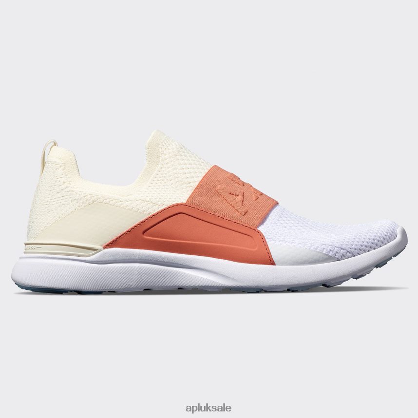 APL TechLoom Bliss 29 - VH8XNZ380 APL Shoes UK Pristine/Terracotta/White Women Running