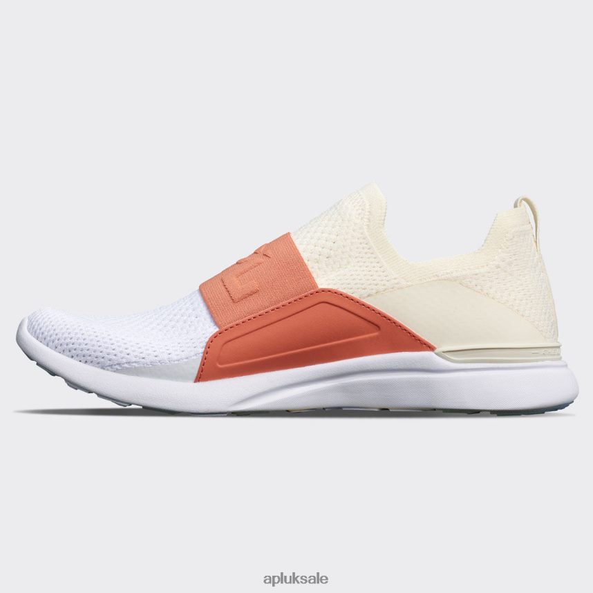 APL TechLoom Bliss 29 - VH8XNZ380 APL Shoes UK Pristine/Terracotta/White Women Running