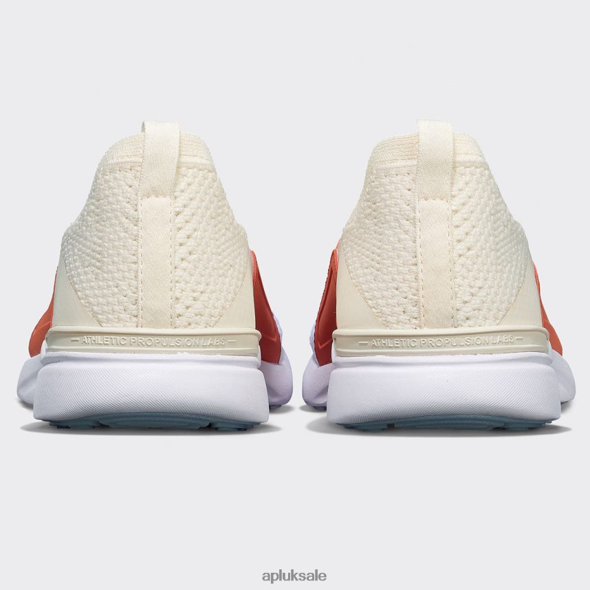 APL TechLoom Bliss 29 - VH8XNZ380 APL Shoes UK Pristine/Terracotta/White Women Running