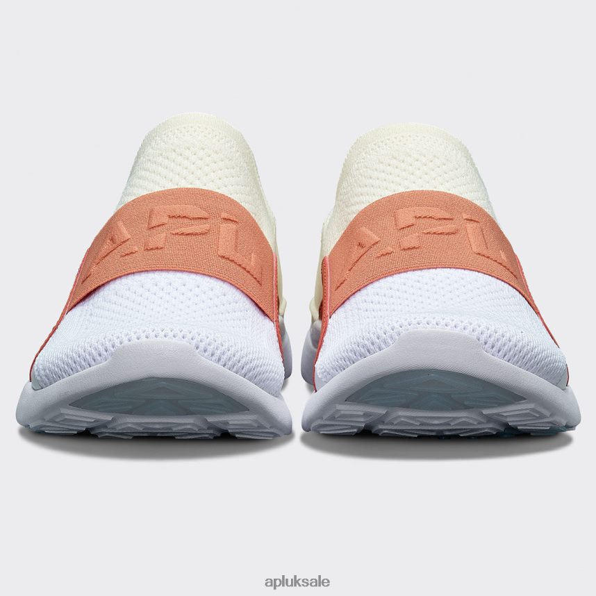 APL TechLoom Bliss 29 - VH8XNZ380 APL Shoes UK Pristine/Terracotta/White Women Running