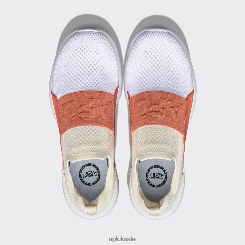 APL TechLoom Bliss 29 - VH8XNZ380 APL Shoes UK Pristine/Terracotta/White Women Running