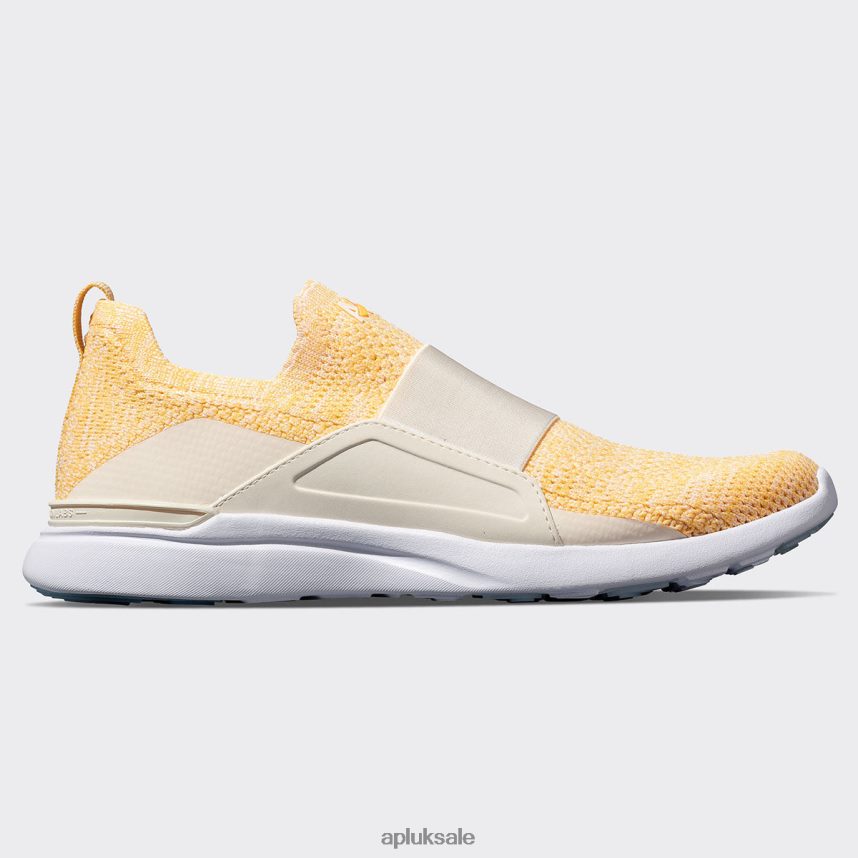 APL TechLoom Bliss 29 - VH8XNZ384 APL Shoes UK Pristine/Marigold/Melange Women Running