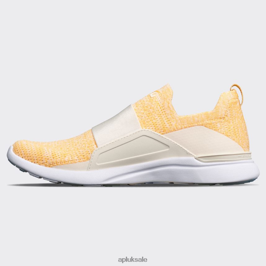 APL TechLoom Bliss 29 - VH8XNZ384 APL Shoes UK Pristine/Marigold/Melange Women Running