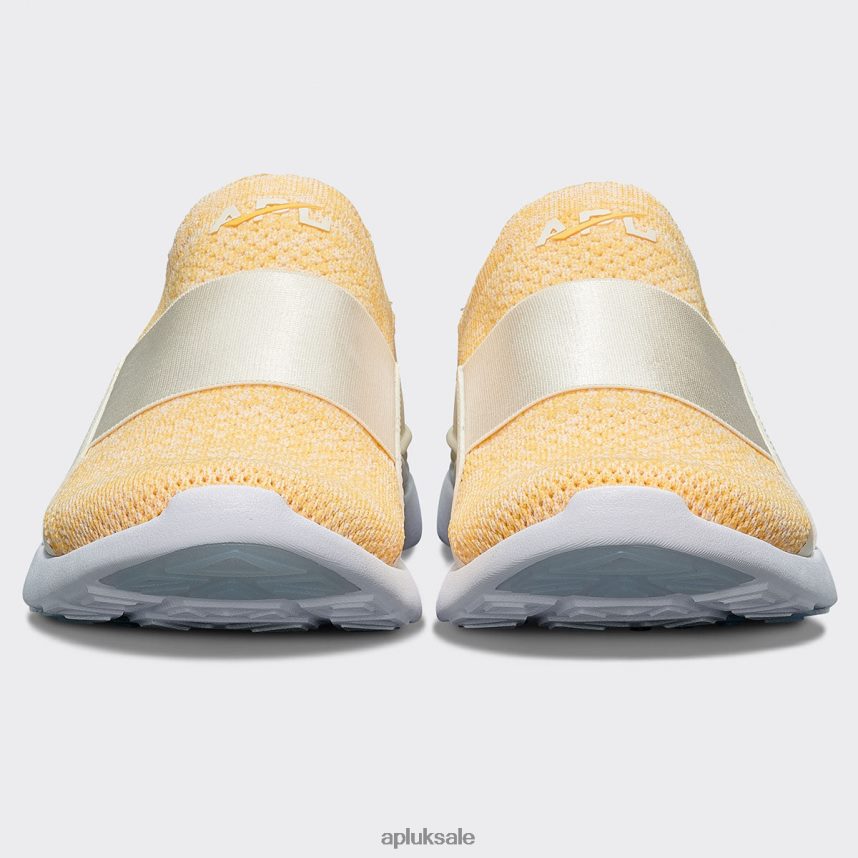 APL TechLoom Bliss 29 - VH8XNZ384 APL Shoes UK Pristine/Marigold/Melange Women Running