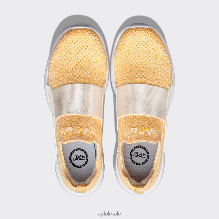 APL TechLoom Bliss 29 - VH8XNZ384 APL Shoes UK Pristine/Marigold/Melange Women Running