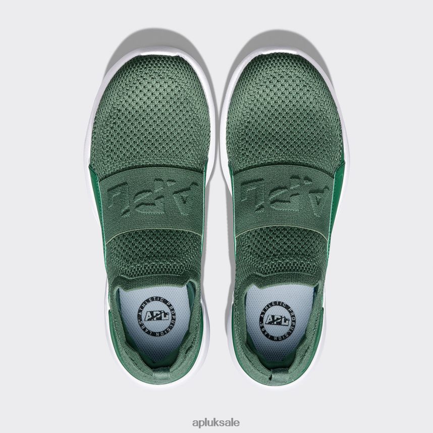 APL TechLoom Bliss 29 - VH8XNZ389 APL Shoes UK Great Green/White Women Running