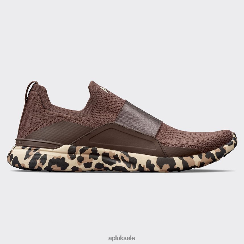 APL TechLoom Bliss 30 - VH8XNZ403 APL Shoes UK Chocolate/Leopard Women Running