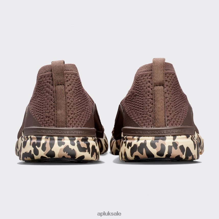 APL TechLoom Bliss 30 - VH8XNZ403 APL Shoes UK Chocolate/Leopard Women Running