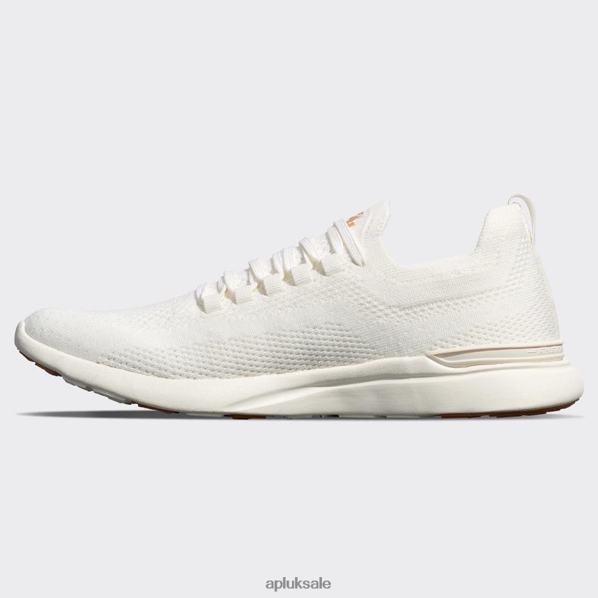APL TechLoom Breeze 34 - VH8XNZ132 APL Shoes UK Ivory/Tan Women Running
