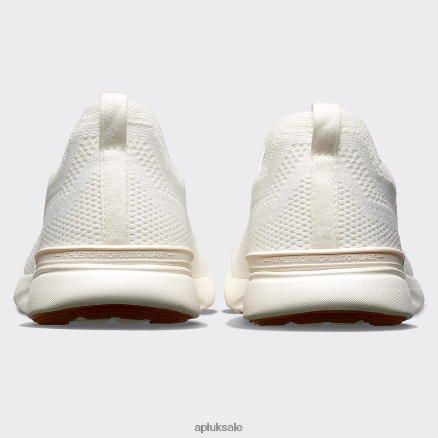 APL TechLoom Breeze 34 - VH8XNZ132 APL Shoes UK Ivory/Tan Women Running