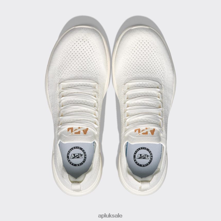 APL TechLoom Breeze 34 - VH8XNZ132 APL Shoes UK Ivory/Tan Women Running