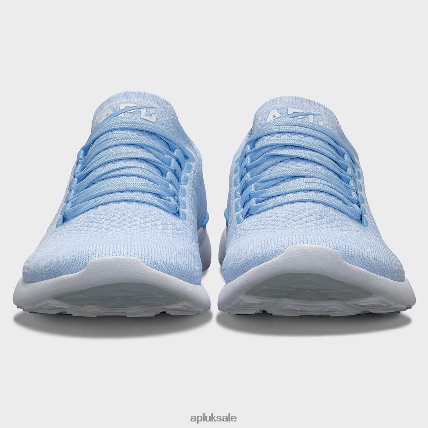 APL TechLoom Breeze 34 - VH8XNZ75 APL Shoes UK Ice Blue/White/Melange Women Running