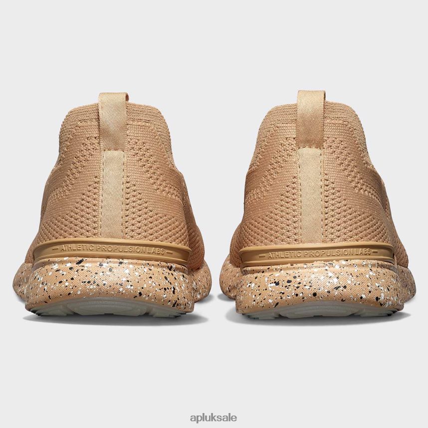 APL TechLoom Breeze 34 - VH8XNZ86 APL Shoes UK Tan/Pristine/Speckle Women Running