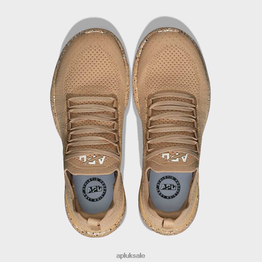 APL TechLoom Breeze 34 - VH8XNZ86 APL Shoes UK Tan/Pristine/Speckle Women Running