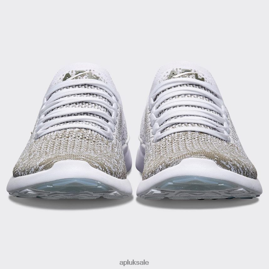 APL TechLoom Breeze 35 - VH8XNZ199 APL Shoes UK White/Fatigue/Ombre Women Running