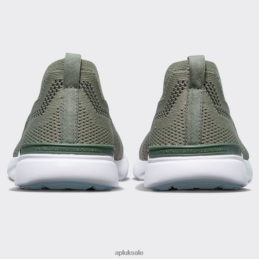 APL TechLoom Breeze 35 - VH8XNZ214 APL Shoes UK Fatigue/Black/White Women Running