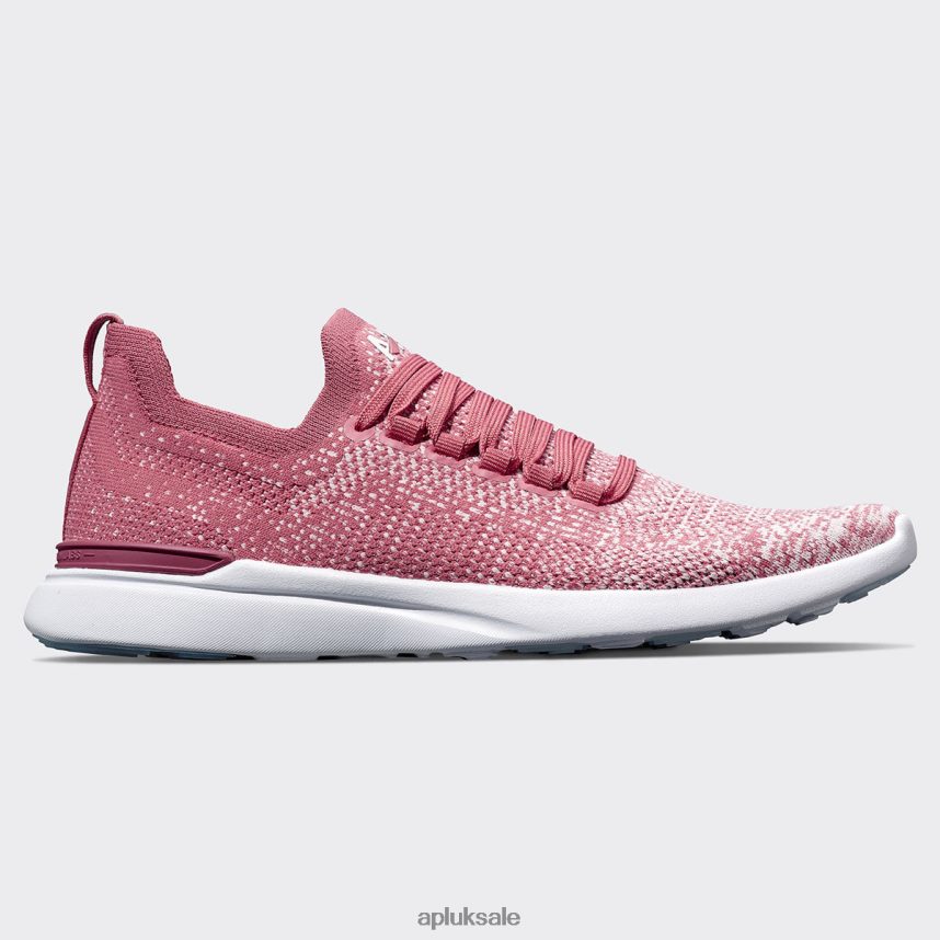 APL TechLoom Breeze 36 - VH8XNZ237 APL Shoes UK Cedar/Bleached Pink/Ombre Women Running
