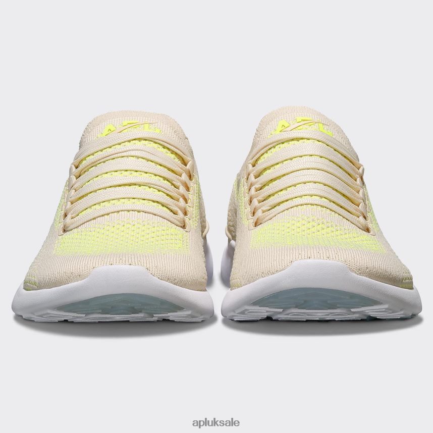 APL TechLoom Breeze 36 - VH8XNZ271 APL Shoes UK Beach/Energy/White Women Running