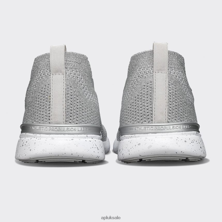 APL TechLoom Breeze 36 - VH8XNZ304 APL Shoes UK Metallic Silver/White/Speckle Women Running